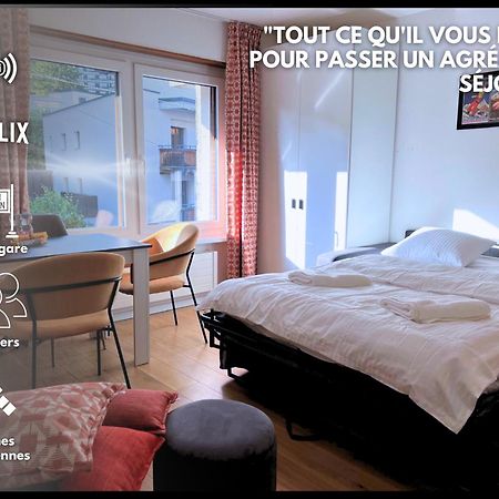 La Perle Montana Apartment Crans-Montana Bagian luar foto