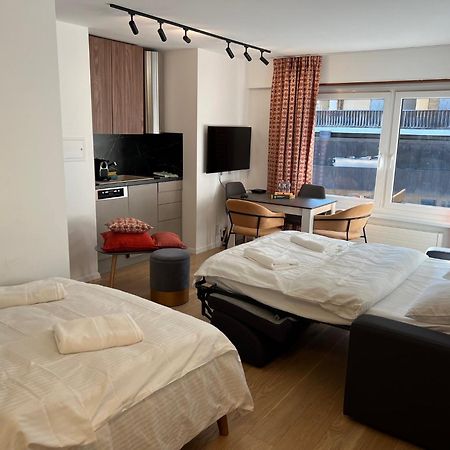 La Perle Montana Apartment Crans-Montana Bagian luar foto