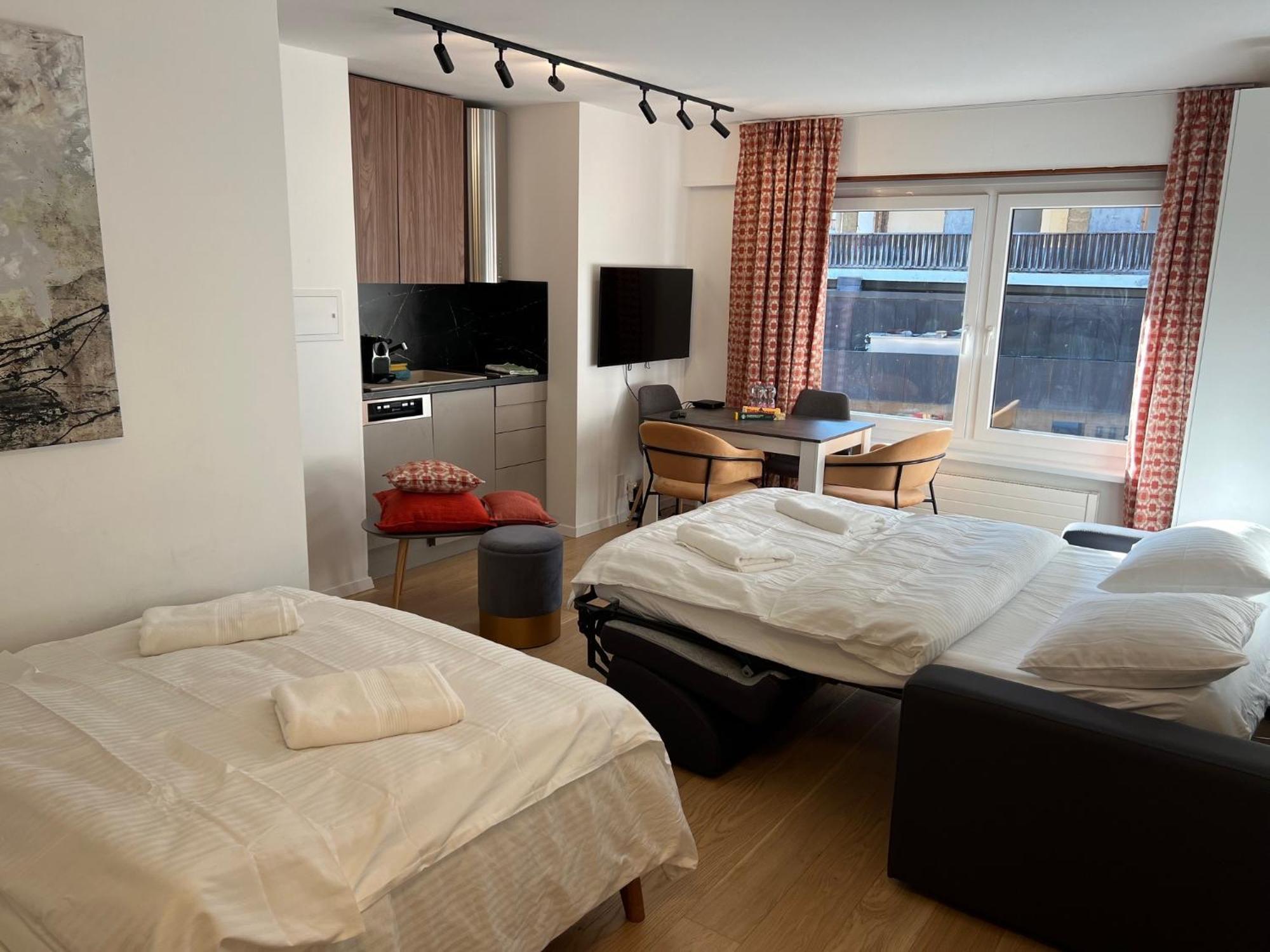 La Perle Montana Apartment Crans-Montana Bagian luar foto